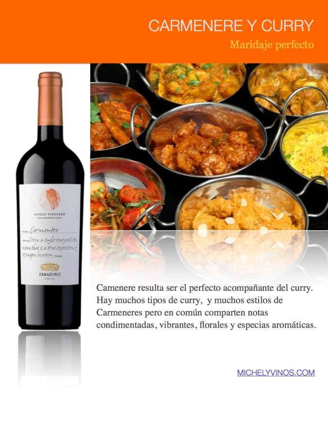 Carmenere y curry
